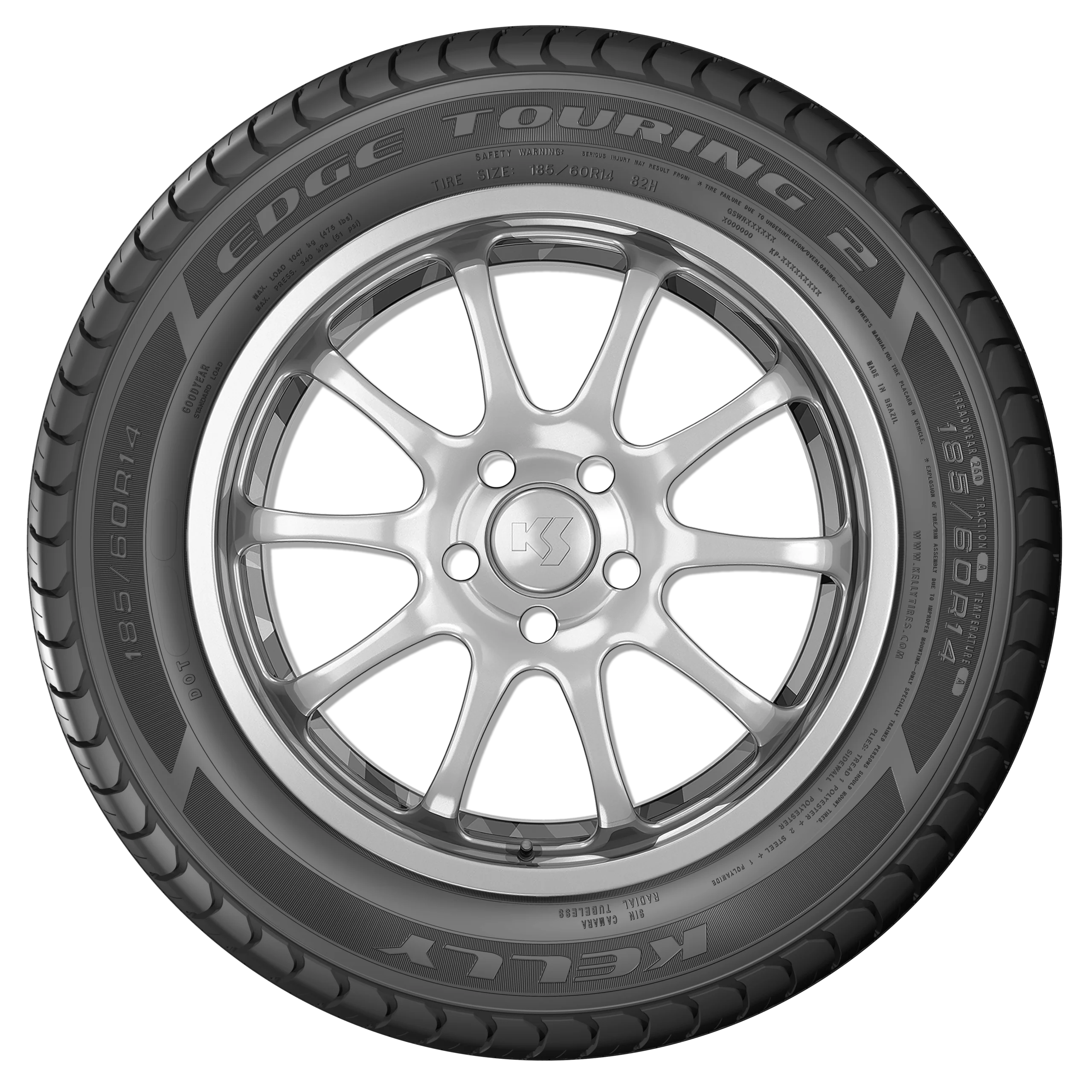 185/60R14 Goodyear Kelly Edge Touring 2 82 H SL - Imagen 4